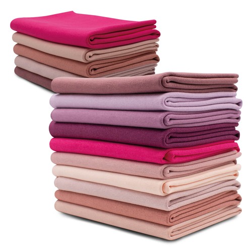 Bündchenstoff set rosatöne - bündchenstoff,