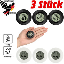 3x Digital Thermo-Hygrometer Thermometer Luftfeuchtigkeit Temperaturmessgerät