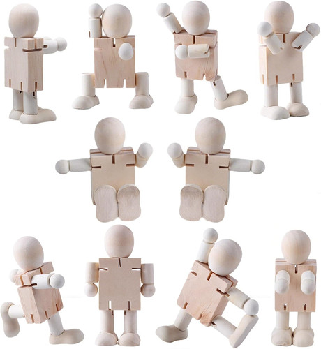 Holzfiguren zum bemalen 11cm - zum,