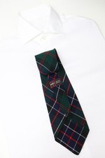 Grand Prix Krawatte Herren Einheitsgröße Kariert Mehrfarbig Reine Wolle Spitz