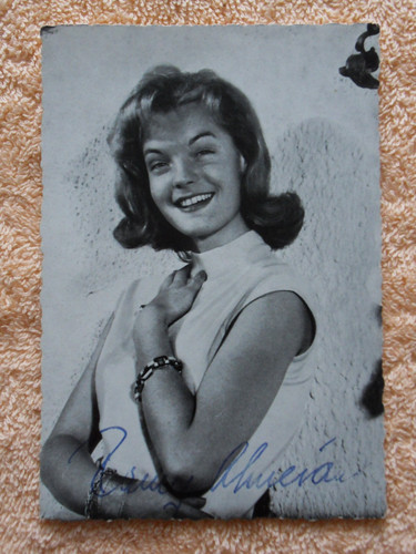 Romy schneider signierte - romy,