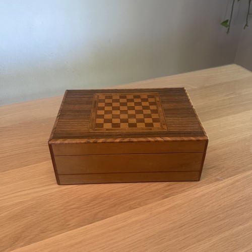 Vintage holzkiste für die - ,