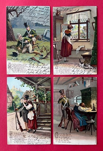 Militär litho ak 1906 - 4,
