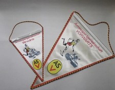 2 DDR ASV NVA Tisch- Fahne /