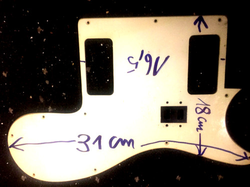 Pickguard schlagbrett 16 - 31,