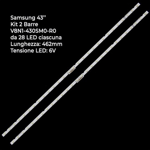 Kit barres bandes 28 - 2,