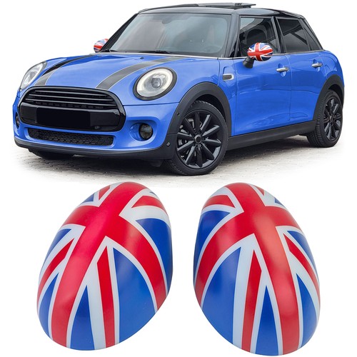 Spiegelkappen union jack blau - spiegelkappen,