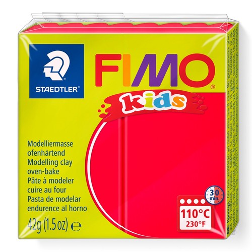 Modelliermasse fimo kids rot - fimo,