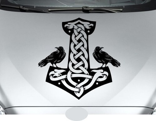 Aufkleber auto motorhaube thor - auto,