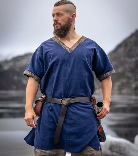 Wikinger tunika kurzarm mit - kurzarm,