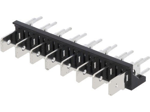 Pin terminal spade - 8-pin,