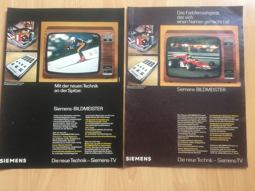 Original reklame werbung - 2x,