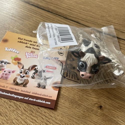 Schleich kuh mini mates - -,
