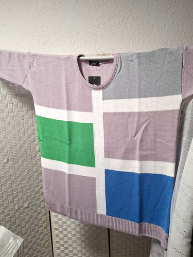 Pulli flieder mehrfarbig 48 - pulli, ca