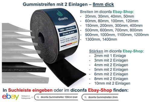 Gummistreifen gewebeeinlage - gummistreifen,