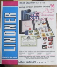 Lindner briefmarkenblätter - lindner,