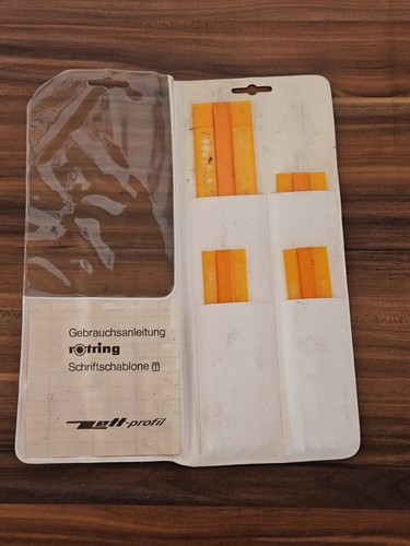 Rotring schriftschablonen - 4x,