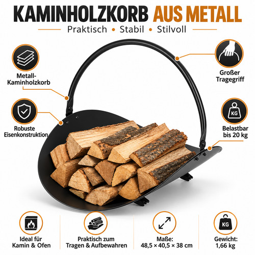 Kaminholzkorb feuerholzkorb - |,
