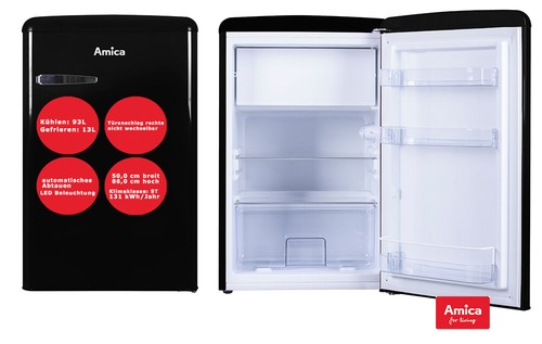 Amica retro kühlschrank mit - amica,