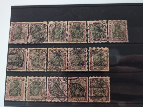 Gestempelt germania - 61,