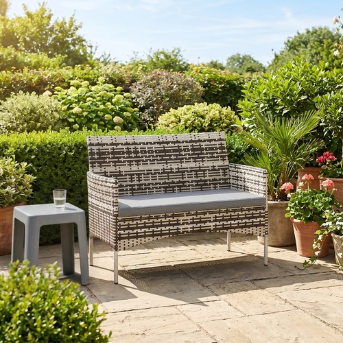 Outsunny gartensofa sitzer - gartensofa, 2-sitzer