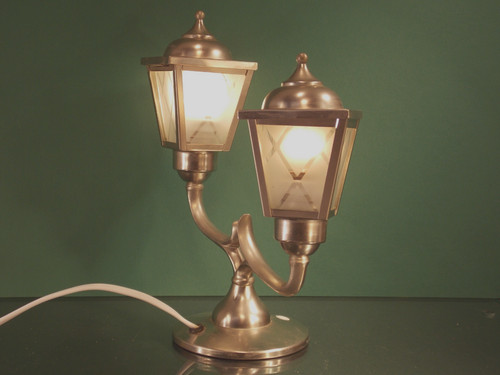 Vintage tischlampe mit - tischlampe, 2