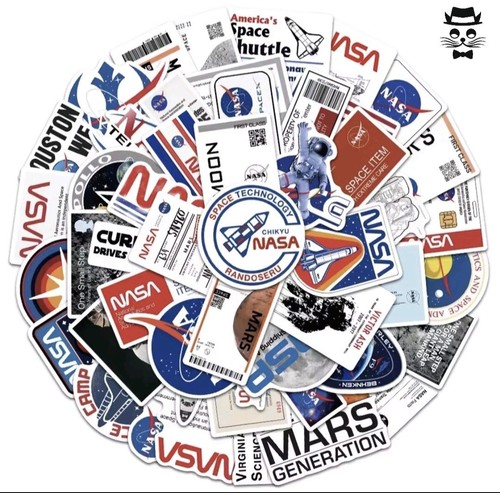 50x nasa sticker - 50x, raumfahrt