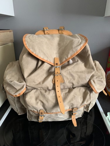 Alter rucksack aus canvas und - aus,
