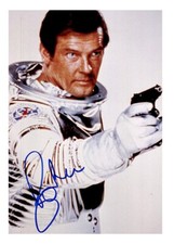 Roger moore autogrammkarte - moore,