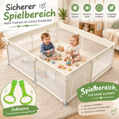 Baby laufstall 175x150 xxl - baby,