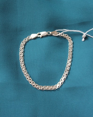 925 silber bismarck - silber, armband