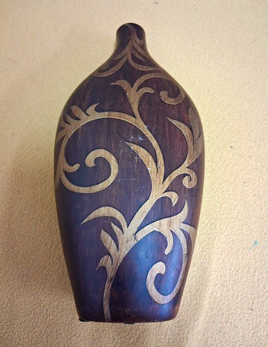 Vase aus holz - aus,
