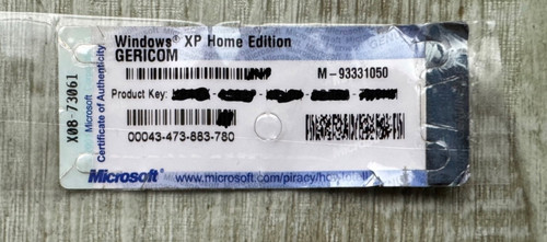 Microsoft windows home - microsoft, xp