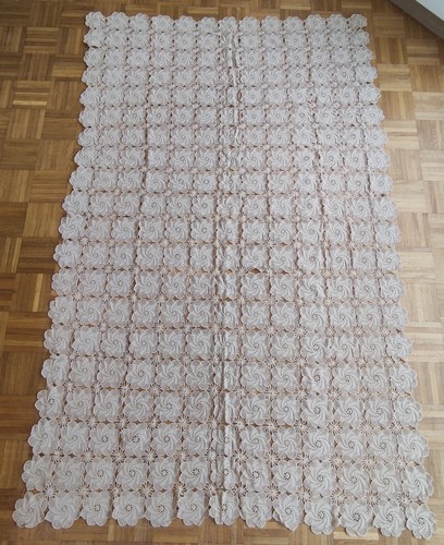 Große vintage tischdecke - große,