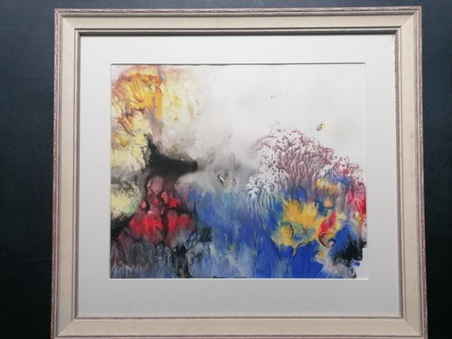 Modernes abstraktes aquarell - modernes,