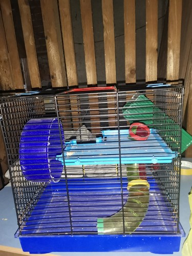Hamster und hasenkäfig - und,