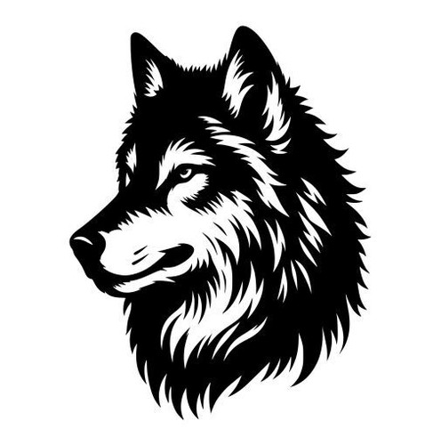 Wolf raubtier kopf - raubtier, cm
