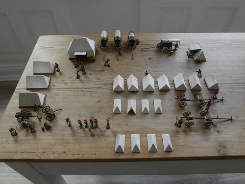 Diorama feldlager camp - feldlager,