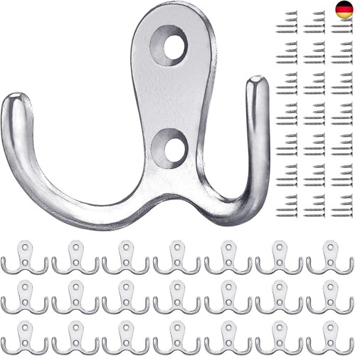 Kleiderhaken silber stück - silber,,