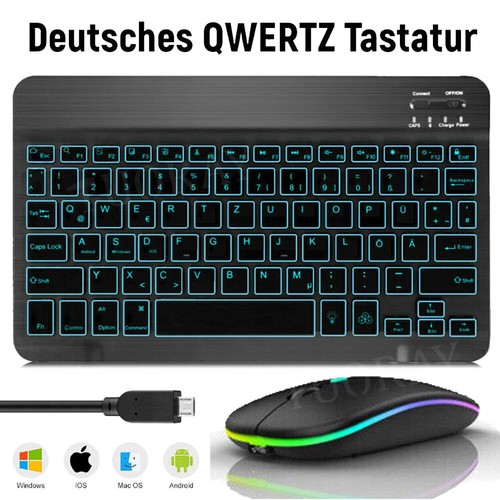 Beleuchtete tastatur maus - tastatur,