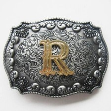 Western buckle buchstabe r - western-,