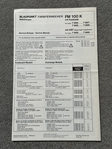 Service manual schaltplan - service,