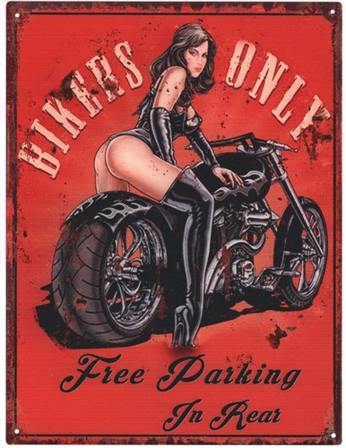 Deko blechschild motorrad - deko,