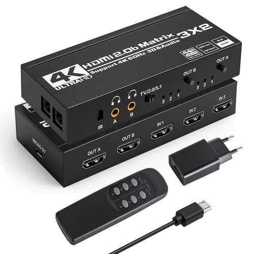Tendak hdmi switch 3x2 - tendak, 3x2-matrix