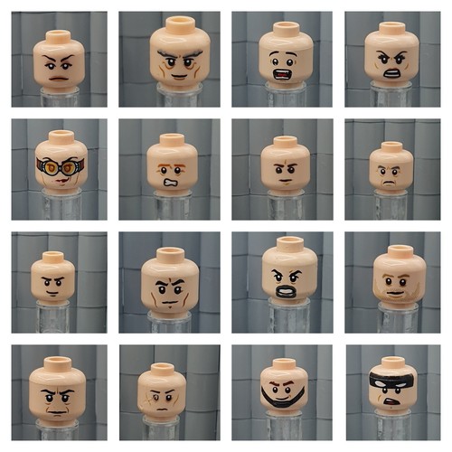 Lego kopf minifig figur - lego®, 1x