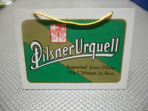 Pilsner urquell zapfhahnschild - pilsner,