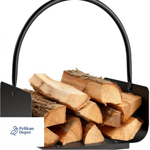 Holzkorb kaminholz 40x30x40cm - holzkorb,