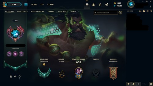 Lol account euw plat3 - euw,