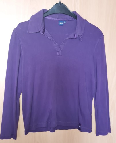 Lilafarbenes langarmshirt - lilafarbenes,