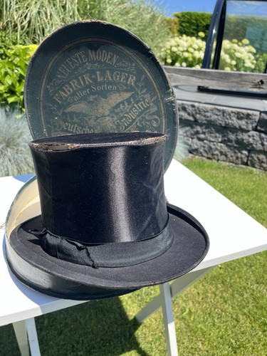 Antiker chapeau claque - chapeau,